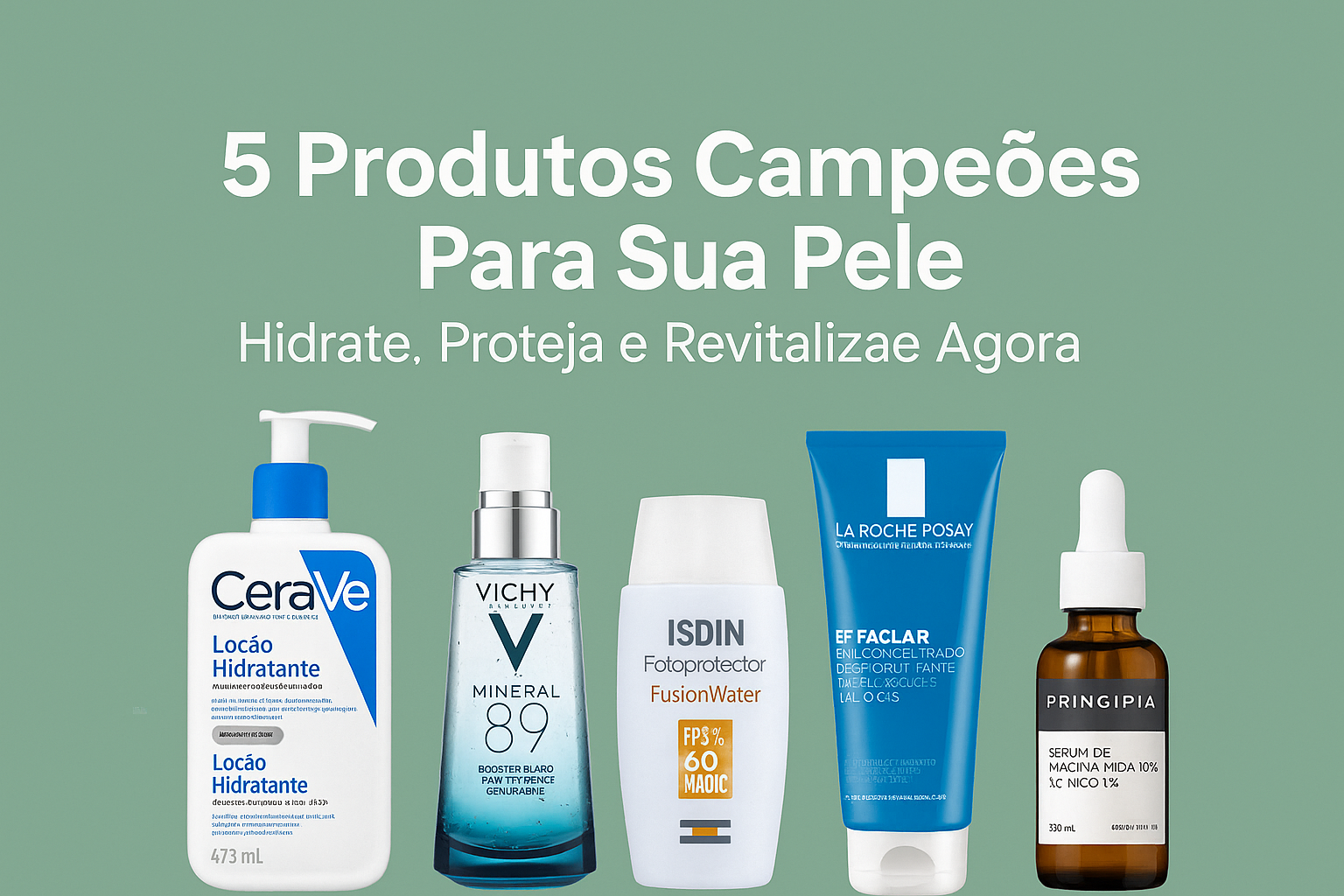 5 Produtos Campeões Para Sua Pele: Hidrate, Proteja e Revitalize Agora